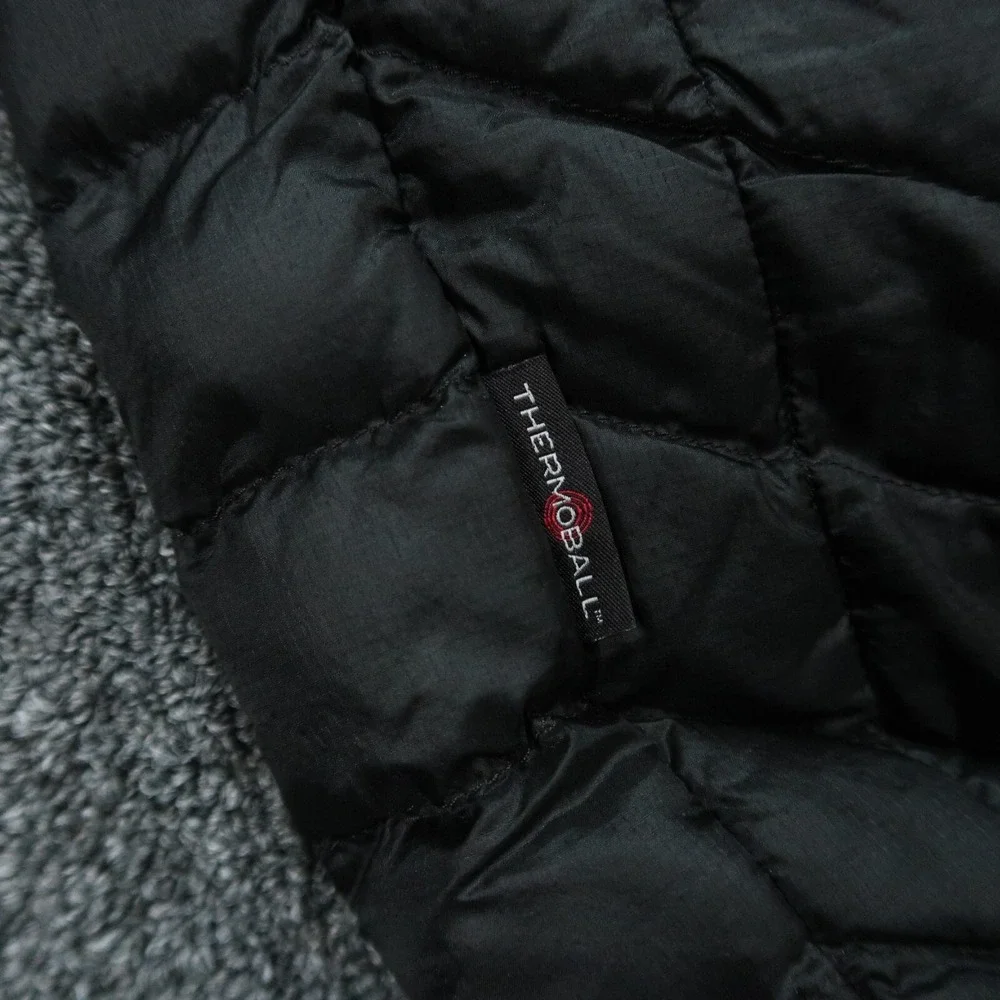 The North Face Jacket Mens XXL Black Thermoball Full Zip Pockets‎ Puffer 2XL